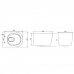 Унитаз подвесной безободковый DEVIT 320150 STYLE с крышкой soft close, Vortex Flush