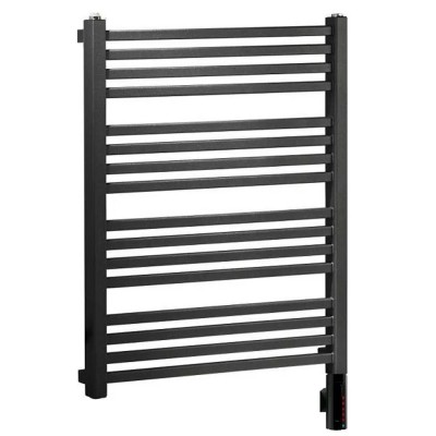 Полотенцесушитель электрический INSTAL PROJEKT STIE-50/70C31 STICK ELECTRO, (цвет черный мат, с черным теном HOTS-03C2U, скрытое подключение справа)