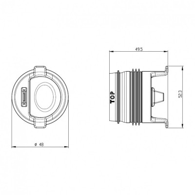 Сухой сифон EasyStop DN 50 ACO 9010.79.24 ShowerDrain
