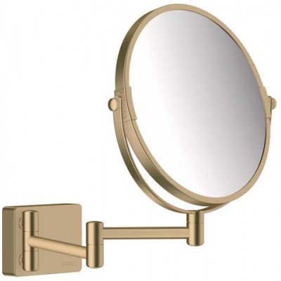 Зеркало косметическое Hansgrohe AddStoris 41791140 , brushed bronze