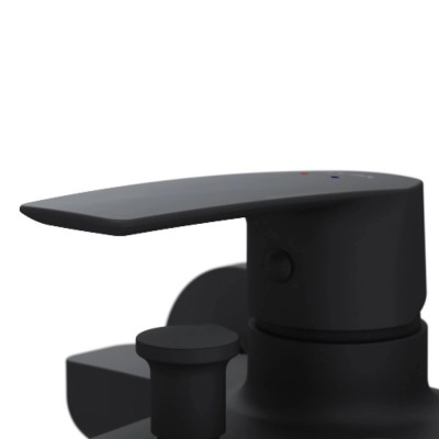 Смеситель для ванны AM.PM F90E10022 Gem, черный Смеситель для ванны AM.PM F90E10022 Gem, черный