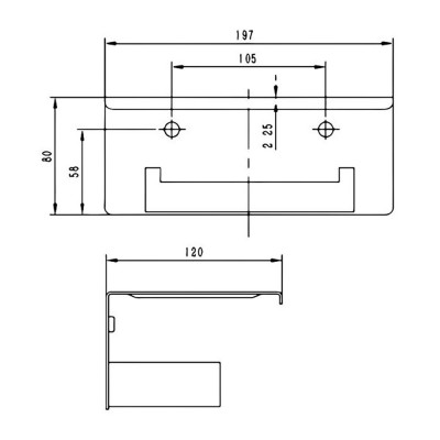 Держатель для туалетной бумаги DEVIT City 1640160B Держатель для туалетной бумаги DEVIT City 1640160B