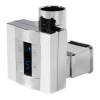 Блок управления теном Mario TERMA КТХ 4V с вилкой, цвет хром