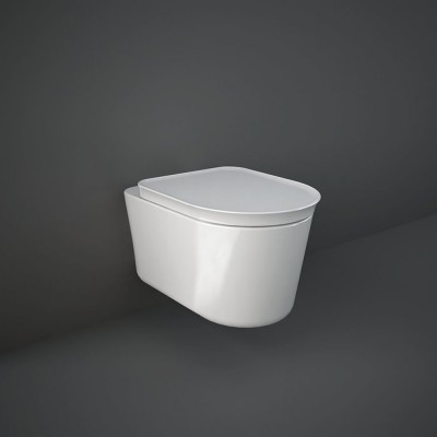 Унитаз подвесной безободковый RAK Ceramics VALWC1446AWHA VALET, белый