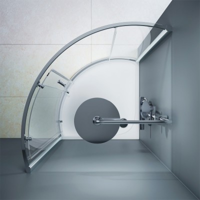 Душевая кабина AM.PM Like W83UG-315-090MT (90x90x200, стекло прозрачное, профиль матовый)