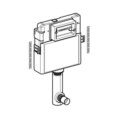 Бачок скрытого монтажа Geberit UP100 Delta 109.100.00.1