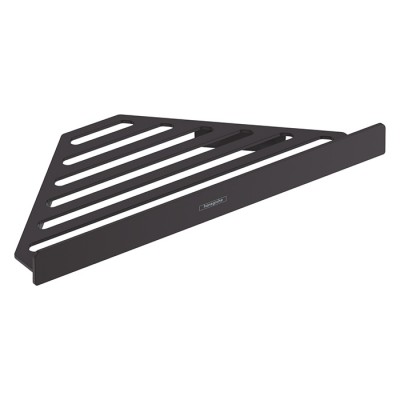 Полочка угловая Hansgrohe ADDSTORIS 41741670, цвет черный матовый Полочка угловая Hansgrohe ADDSTORIS 41741670, цвет черный матовый