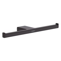 Держатель туалетной бумаги двойной Hansgrohe ADDSTORIS 41748670, черный матовый Держатель туалетной бумаги двойной Hansgrohe ADDSTORIS 41748670, черный матовый