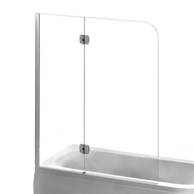 Шторка на ванну EGER 120*150см, левая, профиль хром (599-120CH/L)