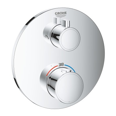 Термостат для душа с переключателем на 2 положения Grohe GROHTHERM 24076000