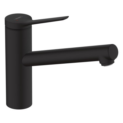 Смеситель для кухни Hansgrohe ZESIS M33 74802670 (150, 1jet , цвет-черный матовый)