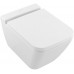 Унитаз подвесной Villeroy&Boch FINION Rimless, горизонт.выпуск, белый альпин CeramicPlus (4664R0R1)