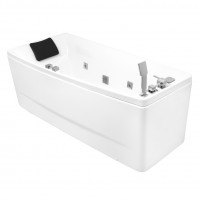 Ванна асимметричная с гидромассажем Volle 12-88-102/L 170*75*63см, левая