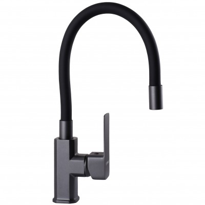 Смеситель для кухни DOMINO MALIBU DMM-203LR-GP-BLACK Смеситель для кухни DOMINO MALIBU DMM-203LR-GP-BLACK