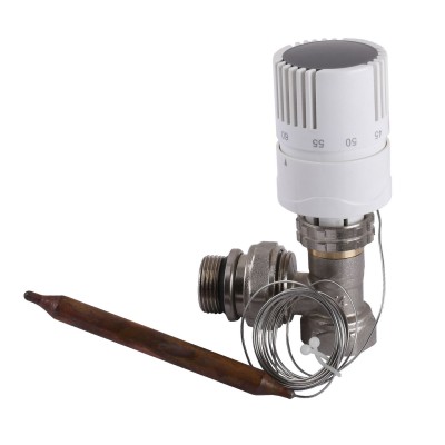 Узел подмеса с термоголовкой ECO 01A-5 3/4"х3/4" угловой