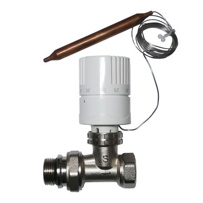 Узел подмеса с термоголовкой ECO 01A-4 3/4"х3/4" прямой