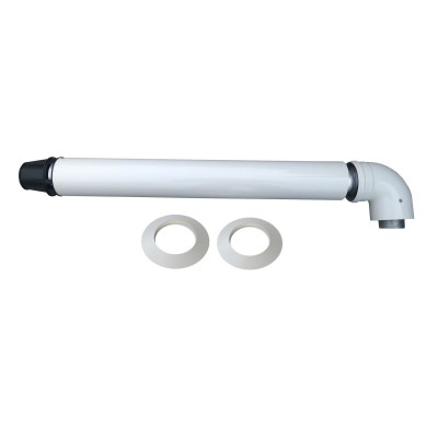 Димохід коаксиальный Ariston Coaxial Flue kit 60/100 750 мм, с коленом 71.MT7.00.03