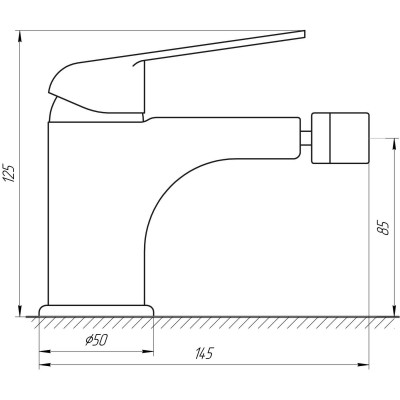 Смеситель для биде Globus Lux Koln GLK-0106 Смеситель для биде Globus Lux Koln GLK-0106