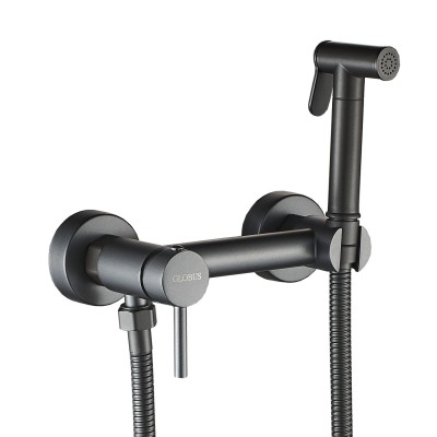 Смеситель гигиенический Globus Lux LAZER GLN-6-Graphit-106MIX Смеситель гигиенический Globus Lux LAZER GLN-6-Graphit-106MIX