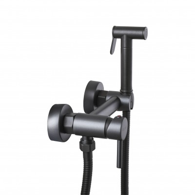 Смеситель гигиенический Globus Lux LAZER GLN-6-Graphit-106MIX Смеситель гигиенический Globus Lux LAZER GLN-6-Graphit-106MIX