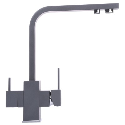 Смеситель для кухни под осмос Globus Lux LAZER GLLR-0111-3-TITANIUM Смеситель для кухни под осмос Globus Lux LAZER GLLR-0111-3-TITANIUM