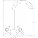 Смеситель для кухни DOMINO DKF-204-10-CRUIZE
