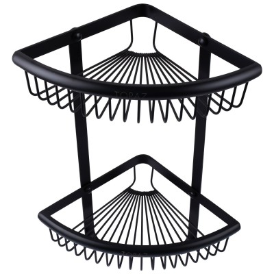 Полка двойная угловая TOPAZ TKB-4115-2-BL