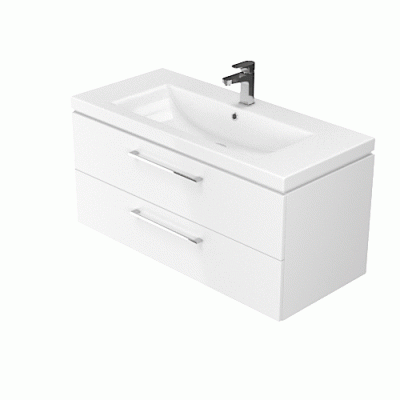 Шкафчик белый с умывальником  Cersanit CET В 389 LARA MILLE 80