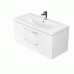 Шкафчик белый с умывальником  Cersanit CET В 389 LARA MILLE 80