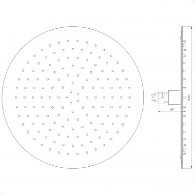 Душевая лейка Globus Lux STS-0300