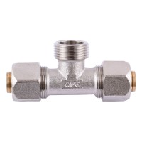 Тройник с наружной резьбой APE ITALY 733 L 20х3/4"x20