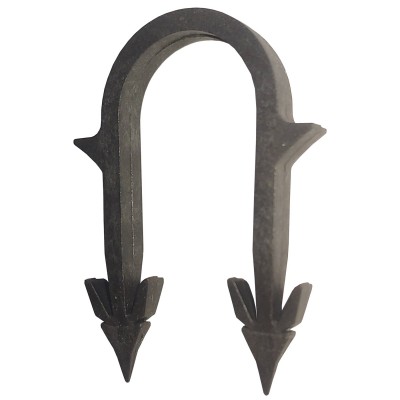 Такерная гарпун-скоба для крепления трубы теплого пола Ø16-20, длина 45мм, черная (кор.300шт) Такерная гарпун-скоба для крепления трубы теплого пола Ø16-20, длина 45мм, черная (кор.300шт)