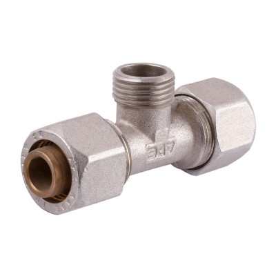 Тройник с наружной резьбой APE ITALY 733 L 20х1/2"x20