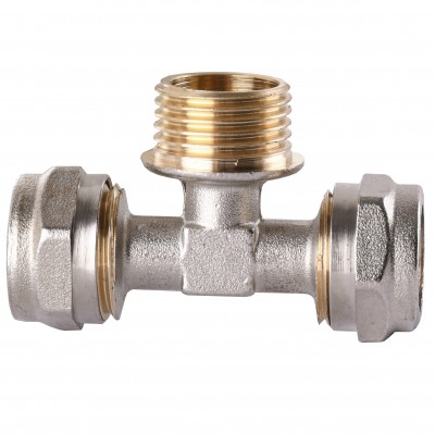 Тройник с наружной резьбой NTM NF-1019  20х3/4"х20