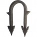 Гарпун-скоба для крепления трубы теплого пола Ø16-20, длина 45мм, черная (уп.100шт)