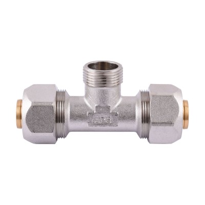 Тройник с наружной резьбой APE ITALY 733 L 26х3/4"х26