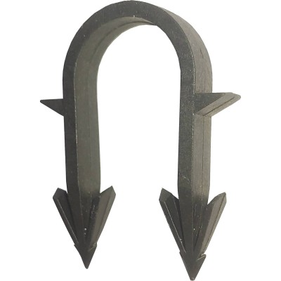 Такерная гарпун-скоба для крепления трубы теплого пола Ø16-20 длина 45мм черная PREMIUM (уп.30шт) Такерная гарпун-скоба для крепления трубы теплого пола Ø16-20 длина 45мм черная PREMIUM (уп.30шт)