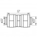 Муфта промежуточная APE ITALY 703 L 20x20