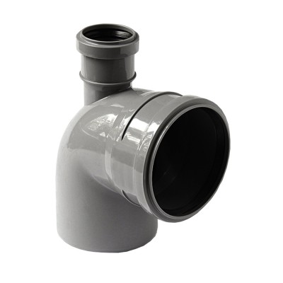 Колено VSplast 110x90° з вiдводом 50мм (вертикальне) Колено VSplast 110x90° з вiдводом 50мм (вертикальне)