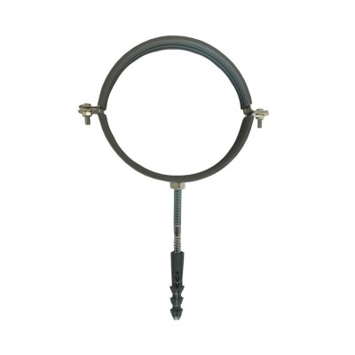 Хомут в сборе CR 3" (85-94мм) с винтом-шурупом 8*100 и дюбелем в уп., серый Хомут в сборе CR 3" (85-94мм) с винтом-шурупом 8*100 и дюбелем в уп., серый