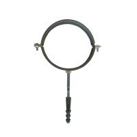 Хомут в сборе CR 2" (59-65мм) с винтом-шурупом 8*100 и дюбелем в уп., серый Хомут в сборе CR 2" (59-65мм) с винтом-шурупом 8*100 и дюбелем в уп., серый