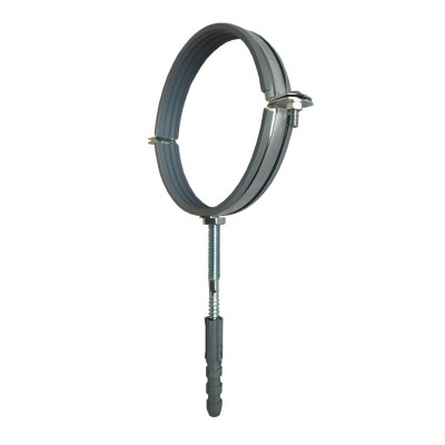 Хомут в сборе CR 2" (59-65мм) с винтом-шурупом 8*100 и дюбелем в уп., серый Хомут в сборе CR 2" (59-65мм) с винтом-шурупом 8*100 и дюбелем в уп., серый