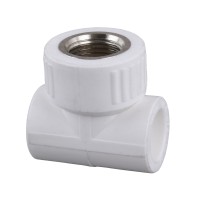 Тройник внутренняя резьба Kalde PPR ф25х3/4 (белый) 20011 Тройник внутренняя резьба Kalde PPR ф25х3/4 (белый) 20011