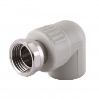 Угол с накидной гайкой Kalde PPR ф25х3/4 17015 Угол с накидной гайкой Kalde PPR ф25х3/4 17015