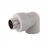 Угол 90 наружная резьба Kalde PPR ф25х3/4 18016 Угол 90 наружная резьба Kalde PPR ф25х3/4 18016