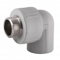 Угол 90 наружная резьба Vsplast PPR ф50х1 1/2" 1010 Угол 90 наружная резьба Vsplast PPR ф50х1 1/2" 1010