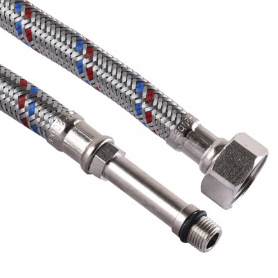 Шланг для смесителя Solomon (нерж.) М10х1/2" 0,4м HY6201 A дл. Шланг для смесителя Solomon (нерж.) М10х1/2" 0,4м HY6201 A дл.