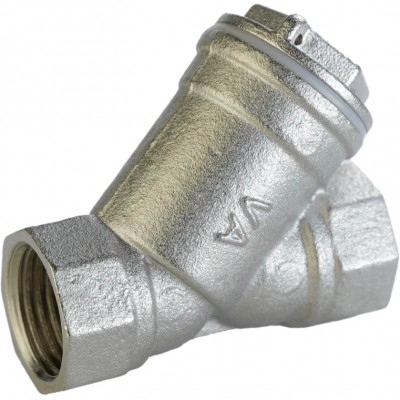 Фильтр грубой очистки никелированный 1/2″ВР х 1/2″ВР литейный Б3301А(нк) VA Фильтр грубой очистки никелированный 1/2″ВР х 1/2″ВР литейный Б3301А(нк) VA