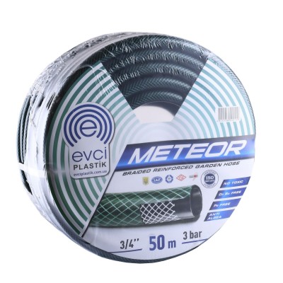 Шланг для полива EVCI Plastik Метеор  3/4″ - 50м, армированный
