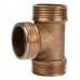 Тройник латунь 1"  Наружная-Наружная-Наружная  217-1Б